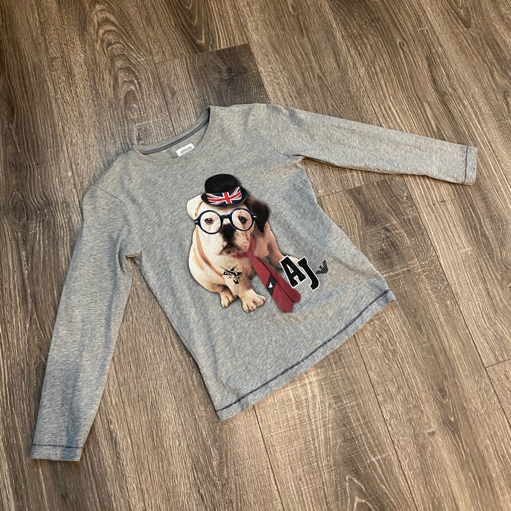 Armani JR long sleeve t-shirt size 8